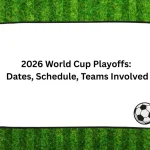 2026 World Cup Playoffs Dates, Schedule, Teams Involved