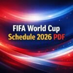 FIFA World Cup Schedule 2026 PDF
