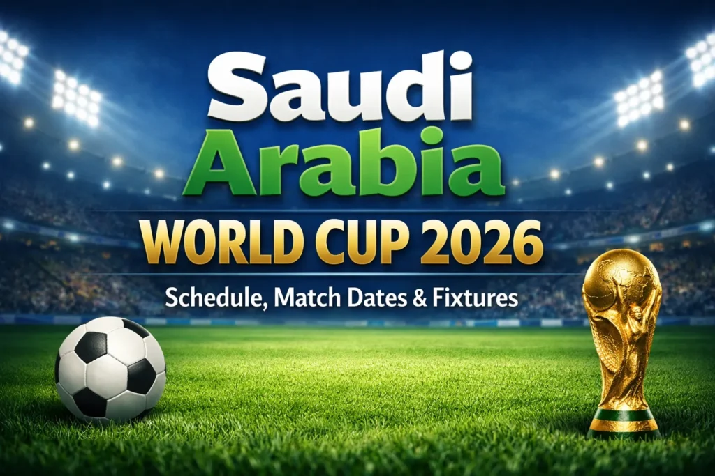 Saudi Arabia World Cup 2026 Schedule