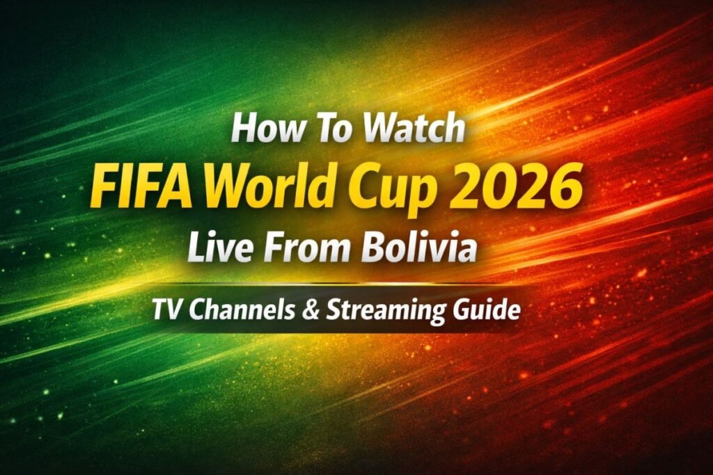 Watch FIFA World Cup 2026 Live From Bolivia