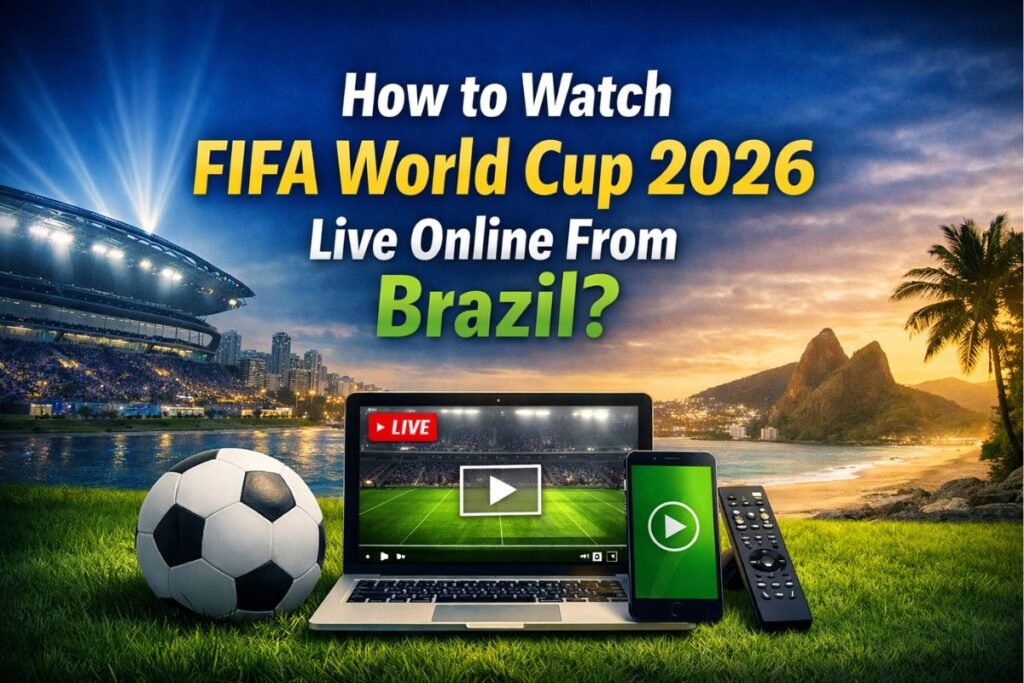 How to Watch FIFA World Cup 2026 Live Online From Brazil?